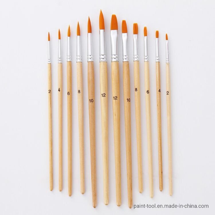 Brosh Acrylic Artist Pinting Br Nail (Brosse) Set 10pcs